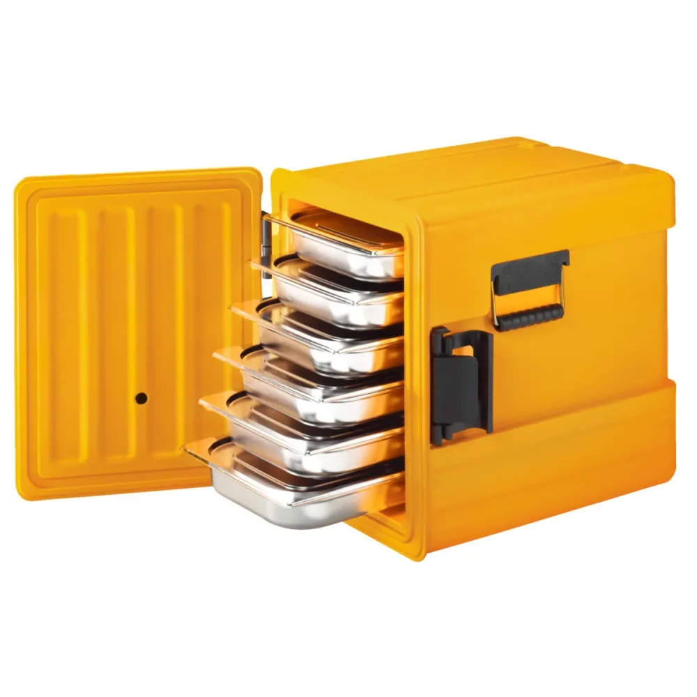 Avatherm Thermo-Transportbehälter Frontlader Gross M601; 83000 ml, 45x62.5x57.5 cm (LxBxH); orange