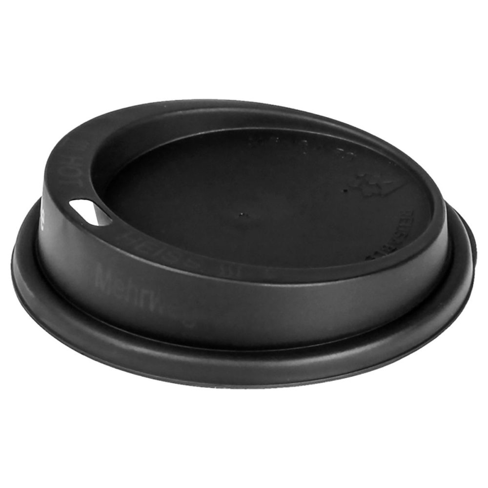 suplesse Deckel für Mehrwegbecher Suplesse; 8 cm (Ø); schwarz; 25 Stück / Pack