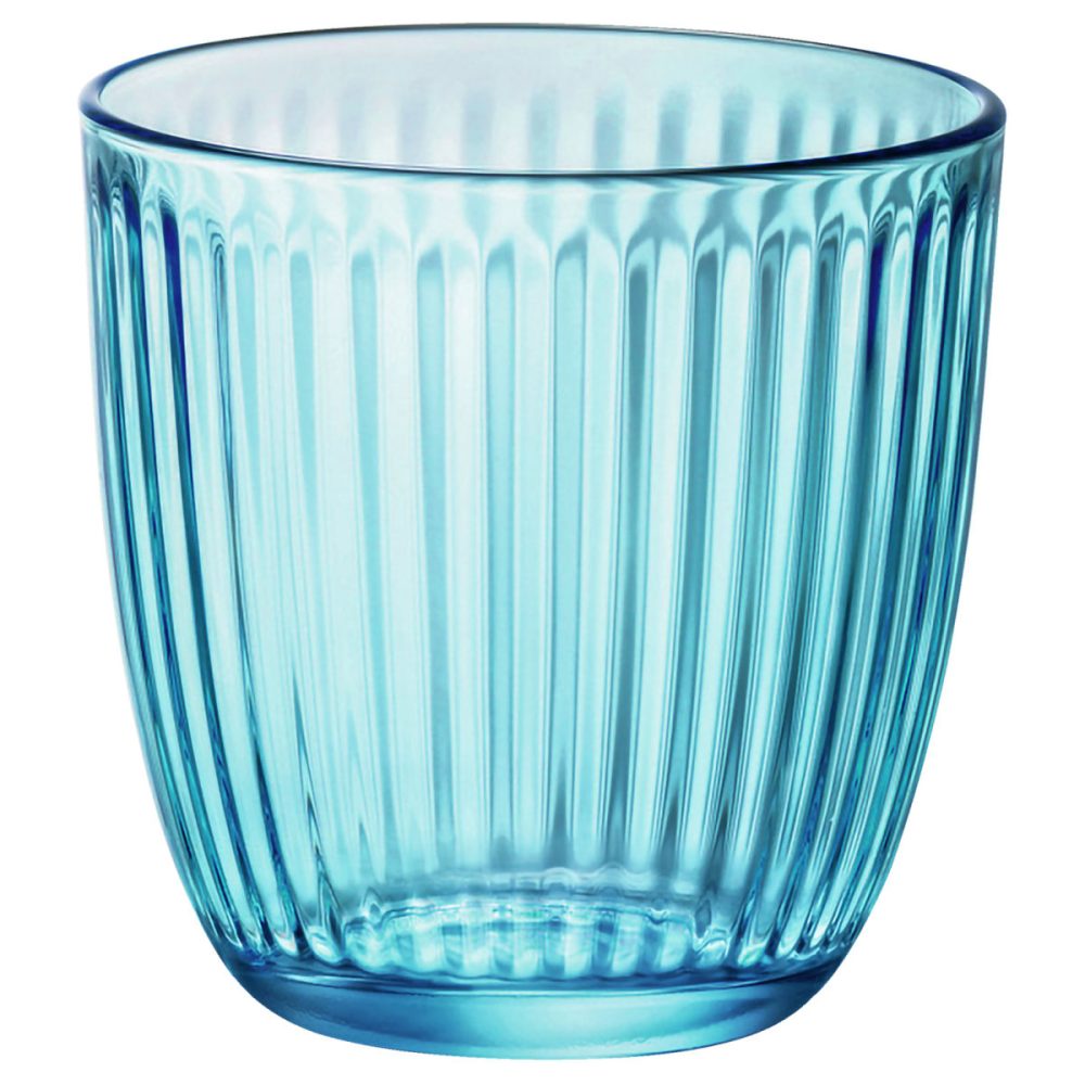 Bormioli Rocco Universalglas Line; 290 ml, 8.5x8.5 cm (ØxH); türkis; 12 Stück / Pack