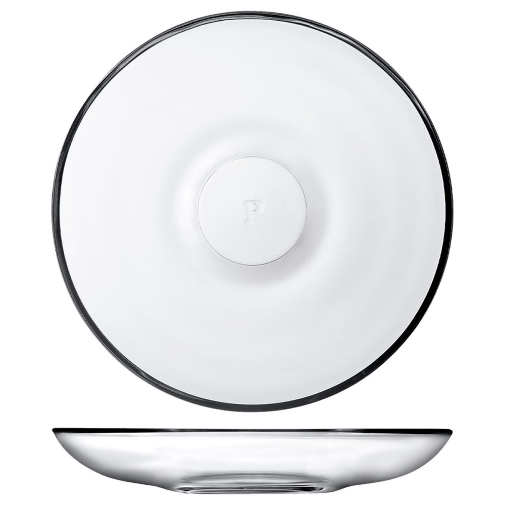 Pasabahçe Untertasse Aida; 11 cm (Ø); transparent; 6 Stück / Pack