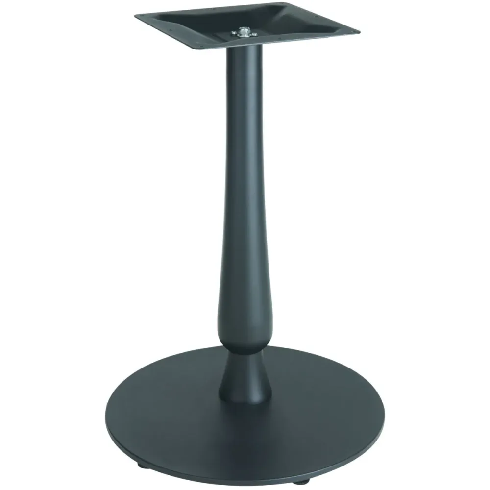 VEGA Indoor Tischgestell Barock rund; 56x72 cm (ØxH); schwarz; rund
