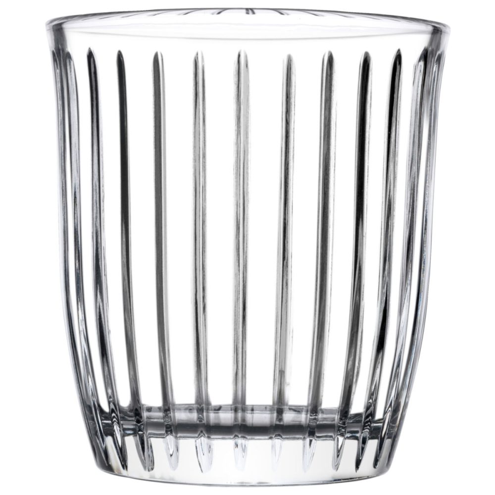 Pasabahçe Whiskyglas Joy mit Rillen; 280 ml, 8.65x8.85 cm (ØxH); transparent; 4 Stück / Pack