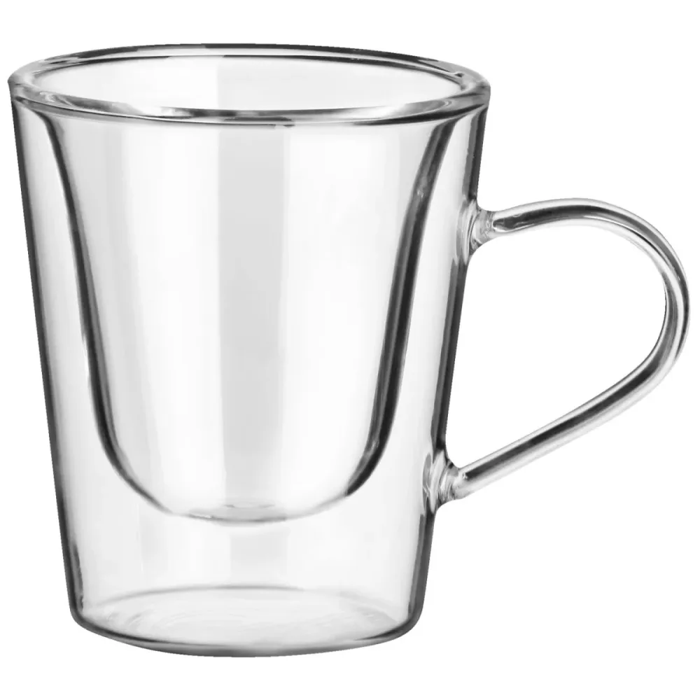 VEGA Espressoglas Dila mit Henkel; 130 ml, 6.7x8 cm (ØxH); transparent; 2 Stück / Pack