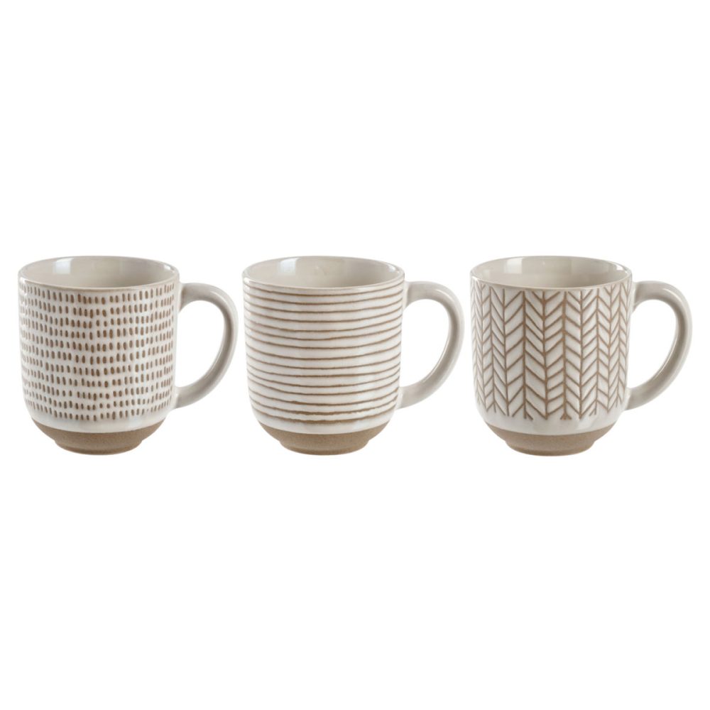 PULSIVA Kaffeebecher Northi; 360 ml, 8.6x9.8 cm (ØxH); beige; 6 Stück / Pack