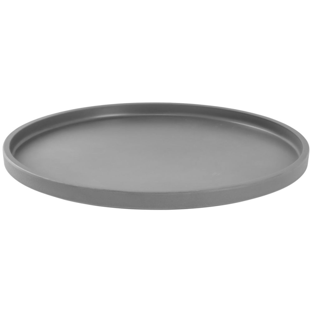 VEGA Teller flach Kanas rund; 28.5x1.7 cm (ØxH); grau; rund; 6 Stück / Pack