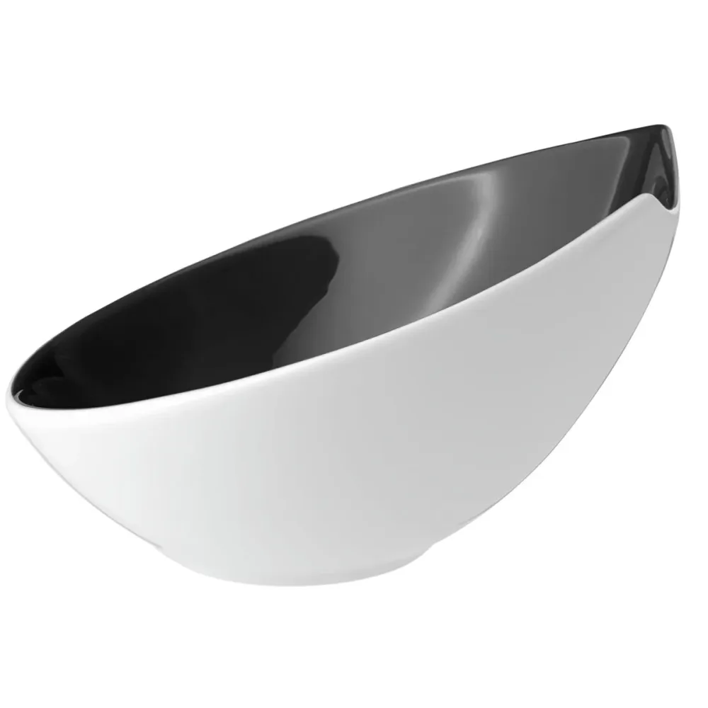 VEGA Schale Contrast rund; 300 ml, 16x17x9.3 cm (LxBxH); anthrazit; oval; 4 Stück / Pack