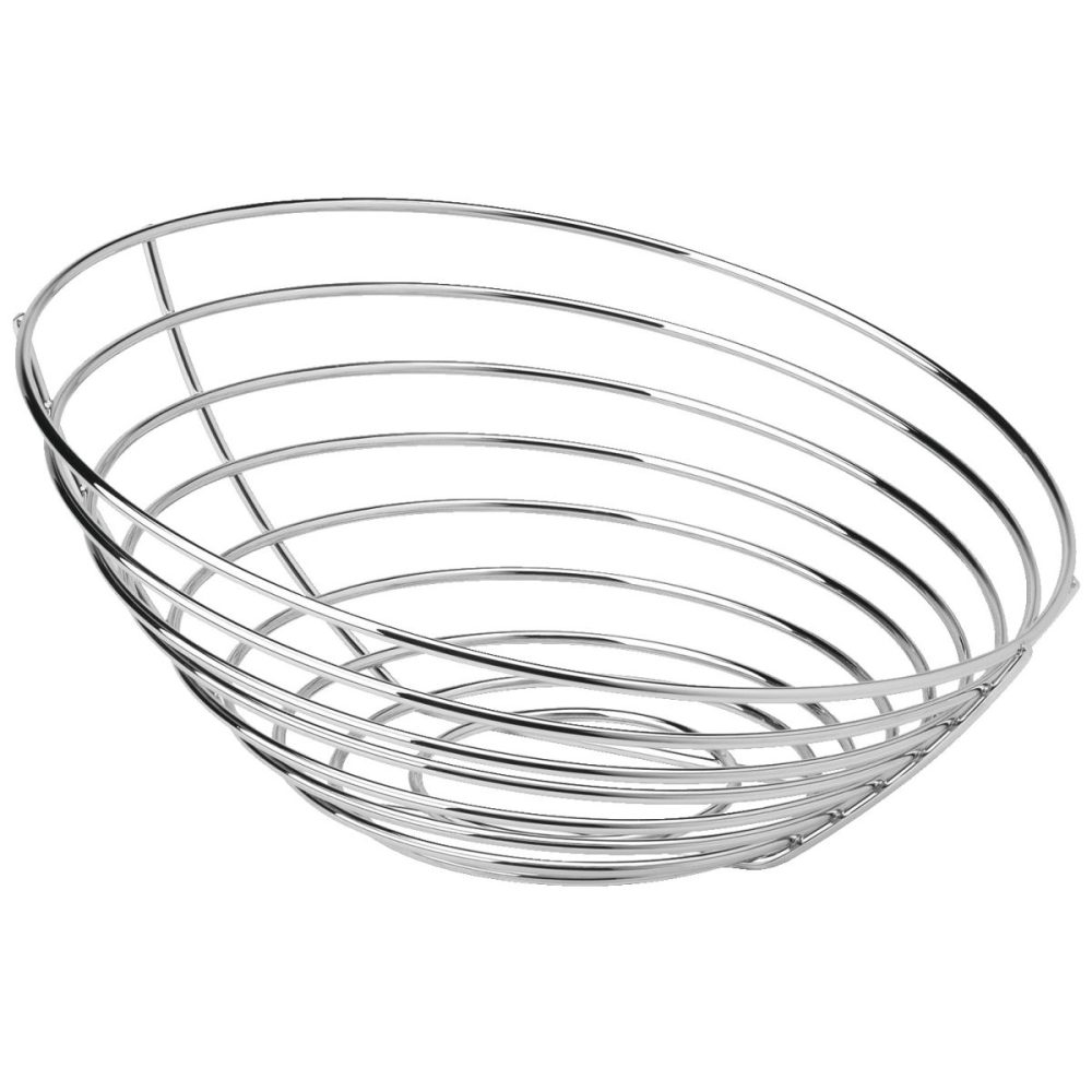 VEGA Korb Cestino; 16x8 cm (ØxH); silber; rund