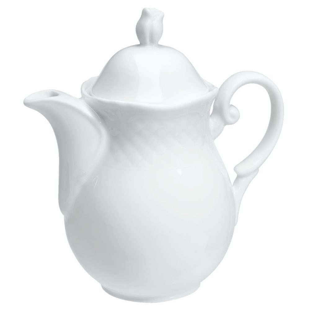 VEGA Kaffeekanne Zürich mit Deckel; 560 ml, 8x18 cm (ØxH); weiss; rund; 2 Stück / Pack