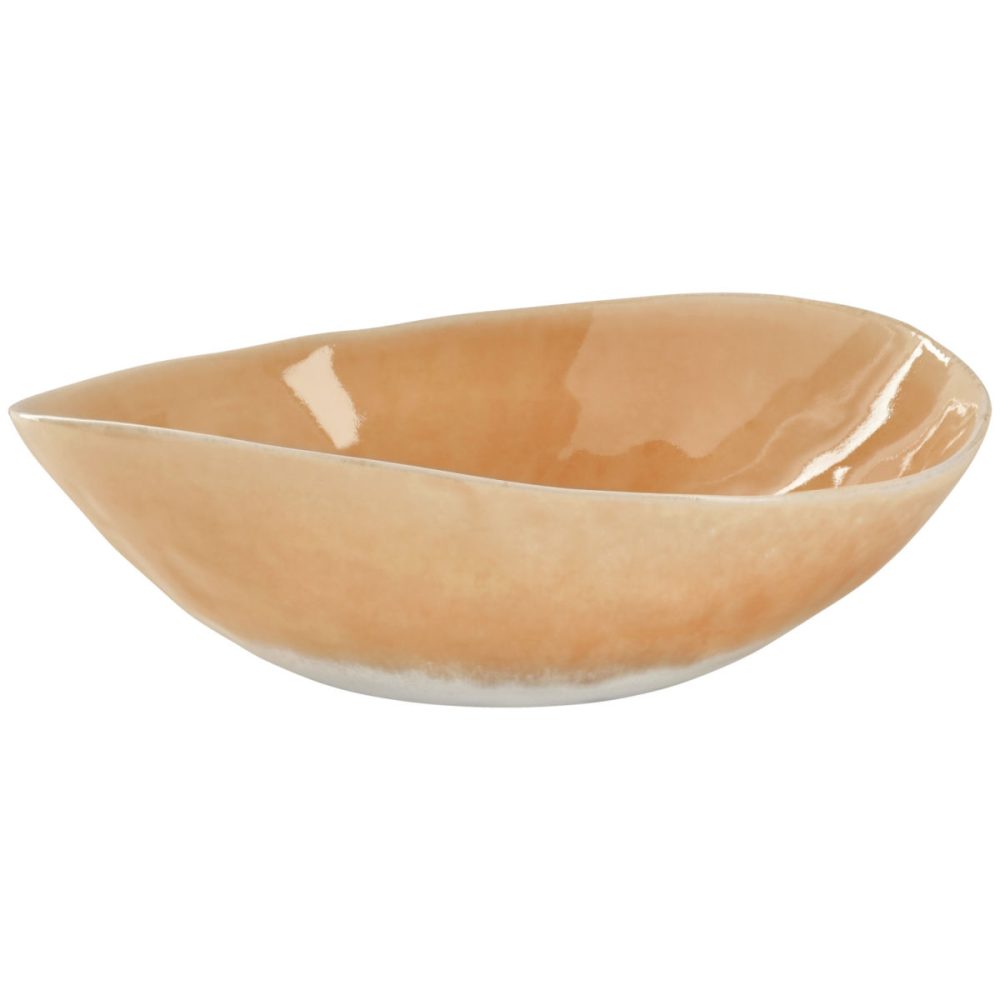VEGA Schale Cascais organisch oval; 1200 ml, 25x21x6.5 cm (LxBxH); apricot; oval; 2 Stück / Pack