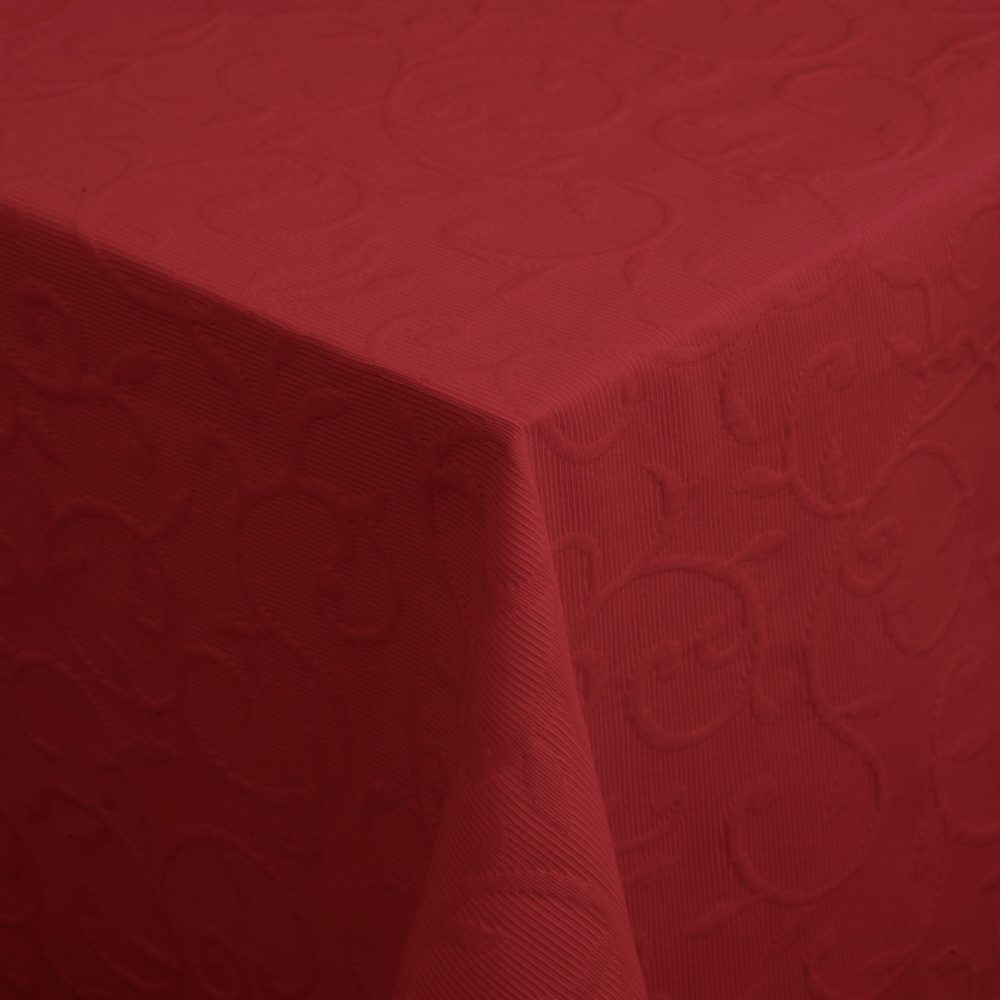 ERWIN M. Tischdecke Biella; 80x80 cm (BxL); burgund; quadratisch