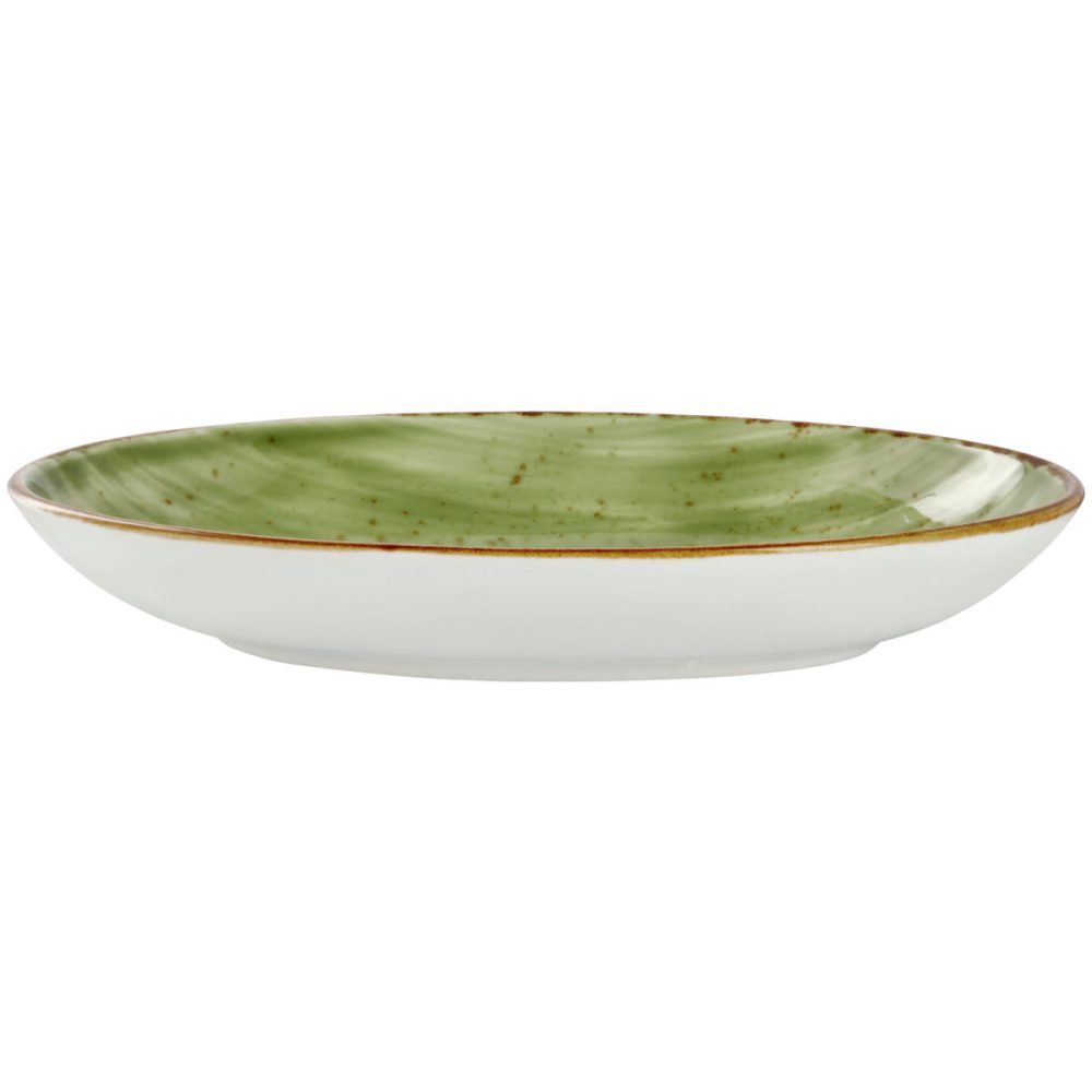VEGA Teller tief Nebro oval; 800 ml, 27x20.5x4.2 cm (LxBxH); hellgrün; oval; 6 Stück / Pack