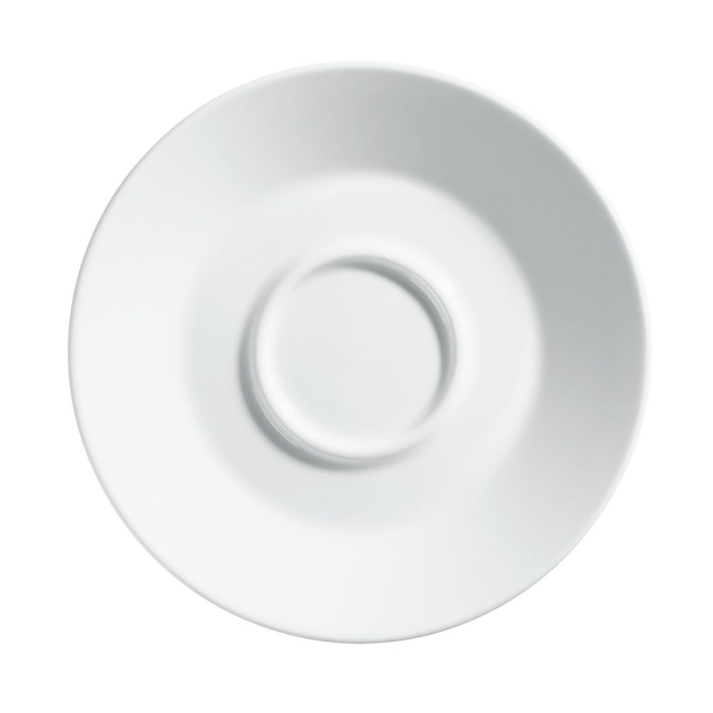 VEGA Espresso-Untertasse Bistro; 11.5x1.8 cm (ØxH); weiss; rund; 6 Stück / Pack