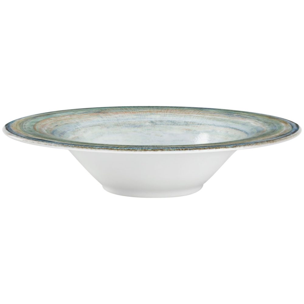 VEGA Pastateller Jupiter; 600 ml, 30x6.5 cm (ØxH); blau/grün/orange; rund; 4 Stück / Pack