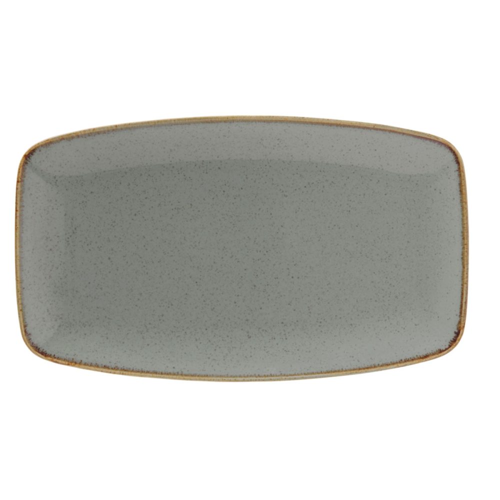VEGA Platte Sidina rechteckig abgerundete Ecken; 31x18x2.5 cm (LxBxH); grau; rechteckig; 6 Stück / Pack
