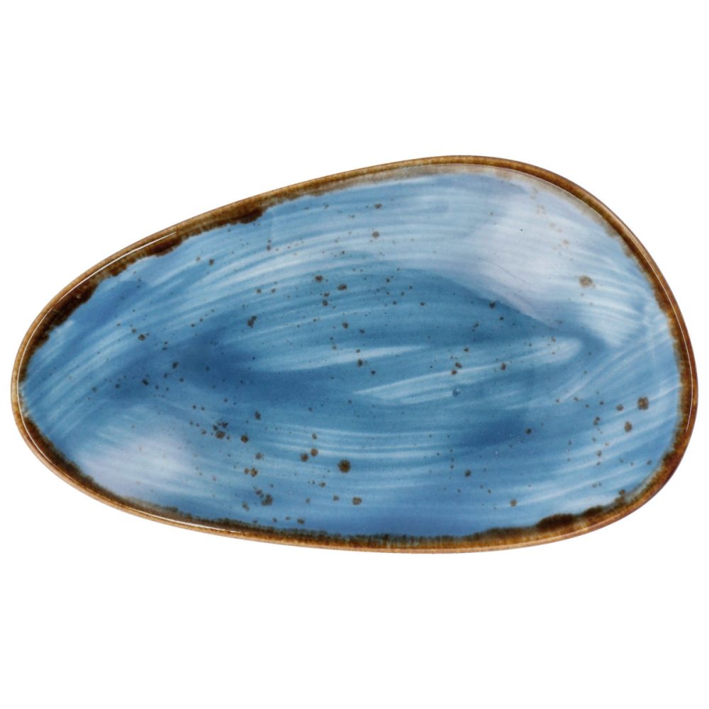 VEGA Platte Nebro organisch; 17x10x3 cm (LxBxH); hellblau; 6 Stück / Pack