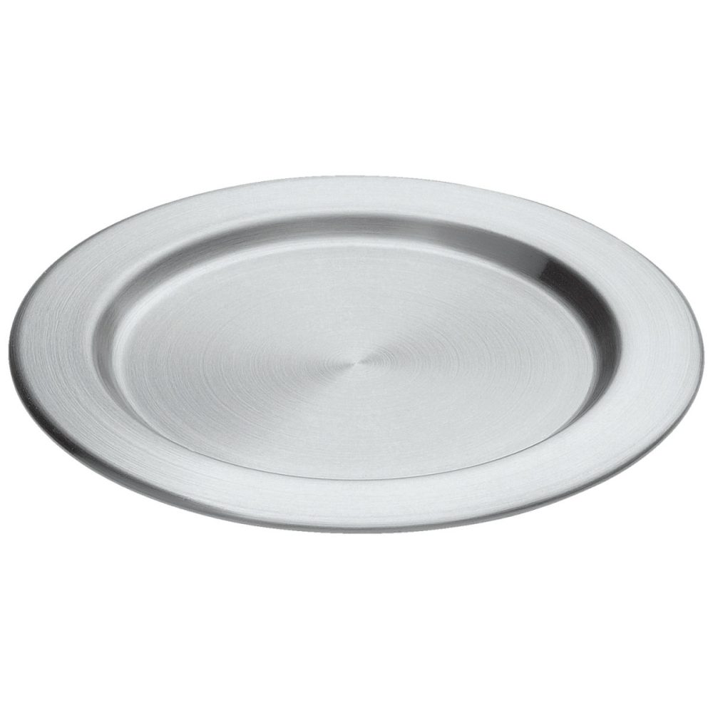 VEGA Untersetzer Tilu matt; 11.8 cm (Ø); silber; rund; 6 Stück / Pack