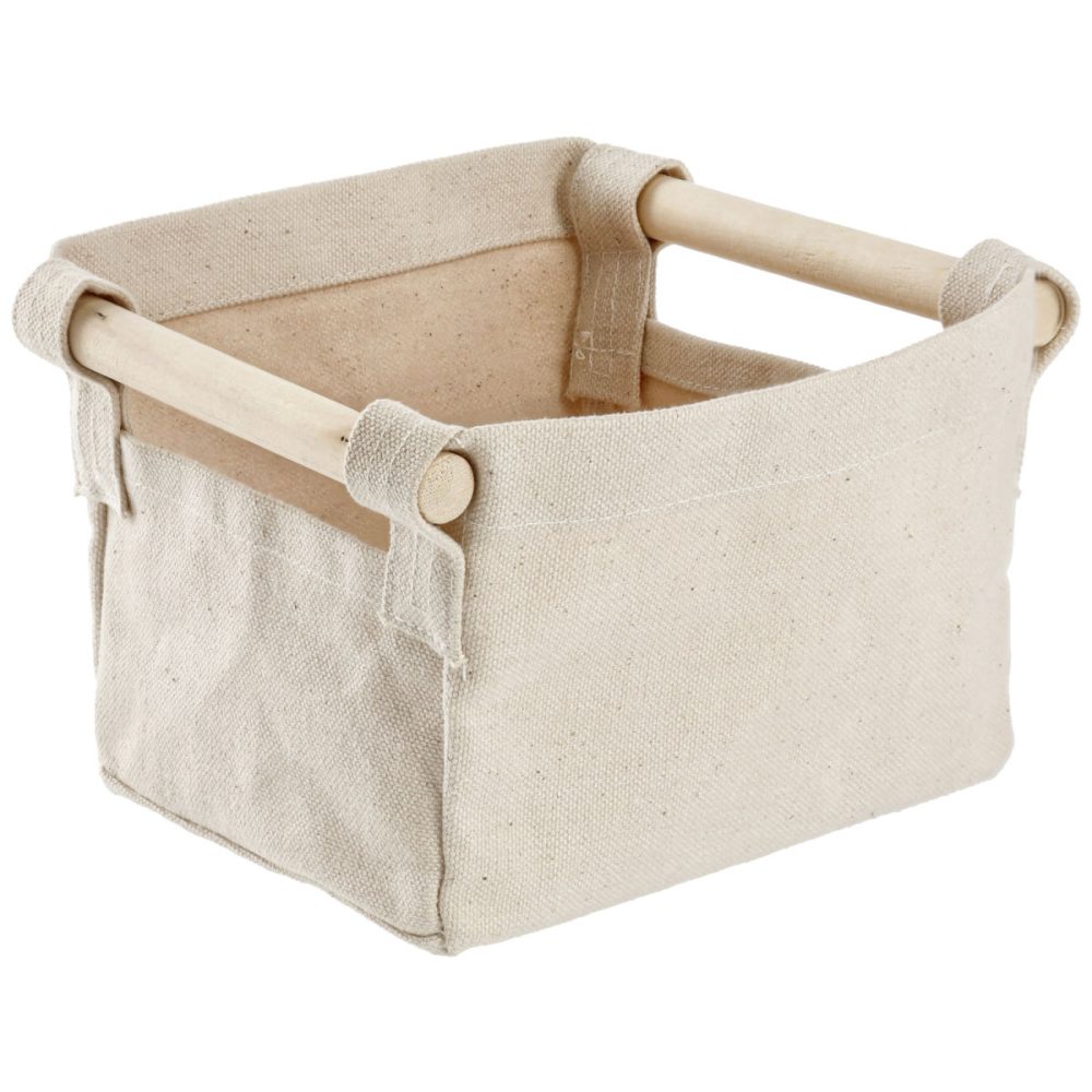 Deko-Körbchen Benka; 17x13x13 cm (LxBxH); natur; rechteckig
