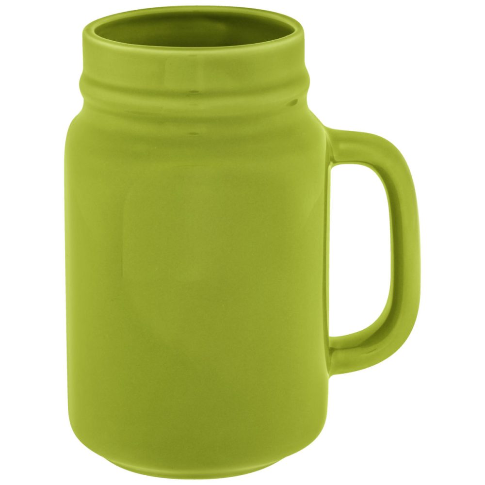 PULSIVA Henkelbecher Liv; 480 ml, 8.3x13.2 cm (ØxH); grün; 6 Stück / Pack