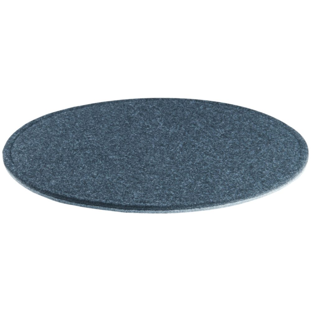 VEGA Filzkissen Feltro rund; 33x1 cm (ØxH); anthrazit/hellgrau; rund; 4 Stück / Pack