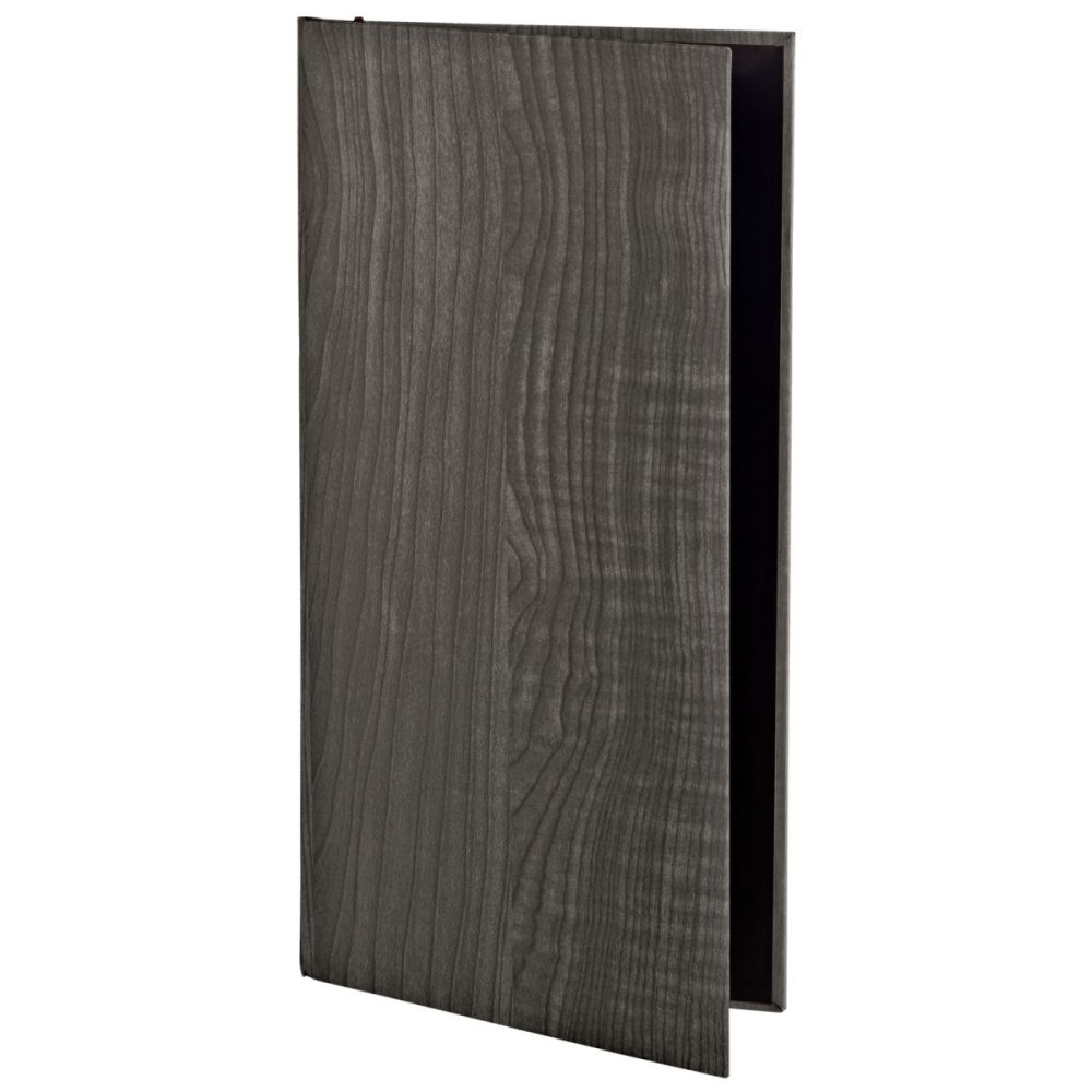 VEGA Speisekarte Lenio ohne Prägung Barformat; Barformat, 16.3x33.5 cm (BxH); anthrazit