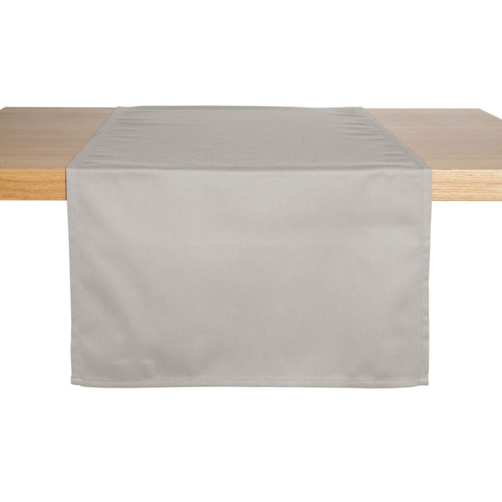 PULSIVA Tischläufer Oblia; 40x130 cm (BxL); hellgrau; rechteckig; 6 Stück / Pack