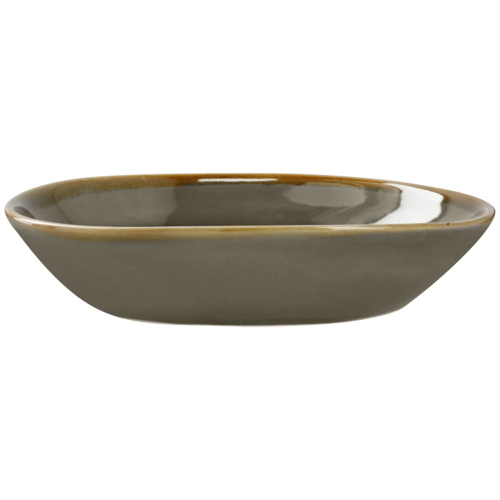 PULSIVA Teller Glaze 2.0 tief; 900 ml, 22x4.8 cm (ØxH); grau; rund; 6 Stück / Pack