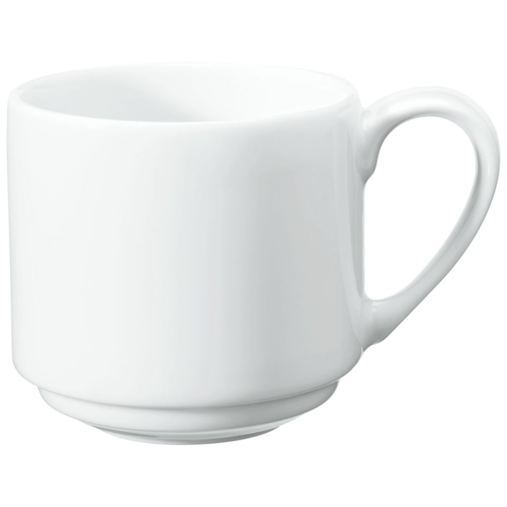 VEGA Espresso-Obertasse Pallais stapelbar; 100 ml, 6x6 cm (ØxH); weiss; rund; 6 Stück / Pack