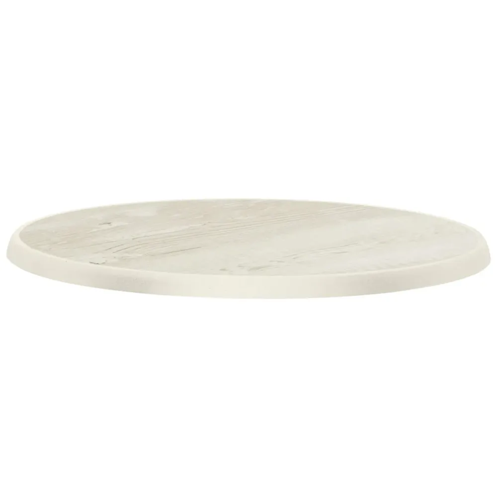 PULSIVA Tischplatte Sevelit rund; 70 cm (Ø); pinie/weiss; rund