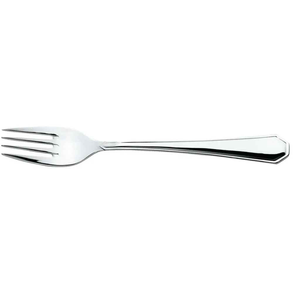 PULSIVA Menügabel Tunis Basic; 19.5 cm (L); silber, Griff silber; 12 Stück / Pack