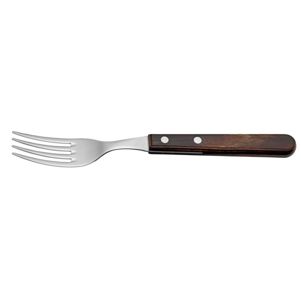 VEGA Jumbo-Steakgabel Picanha; 22 cm (L); silber, Griff braun; 6 Stück / Pack