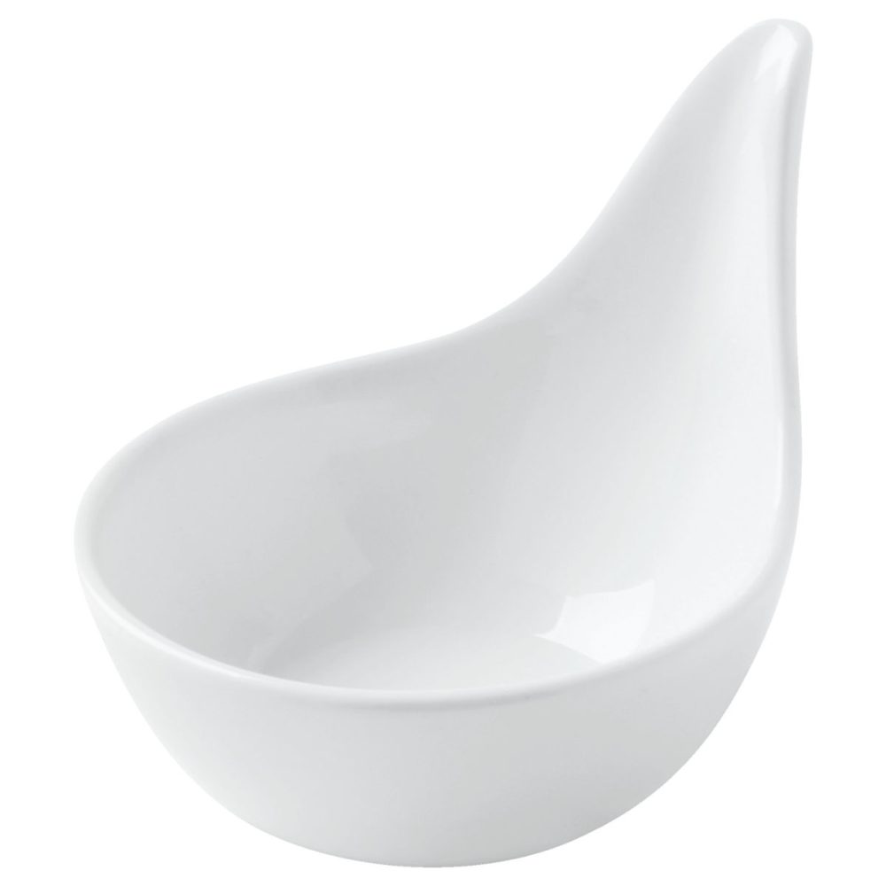 VEGA Mini-Schälchen Tropfen; 60 ml, 8.8x6.8x6.3 cm (LxBxH); weiss; 12 Stück / Pack