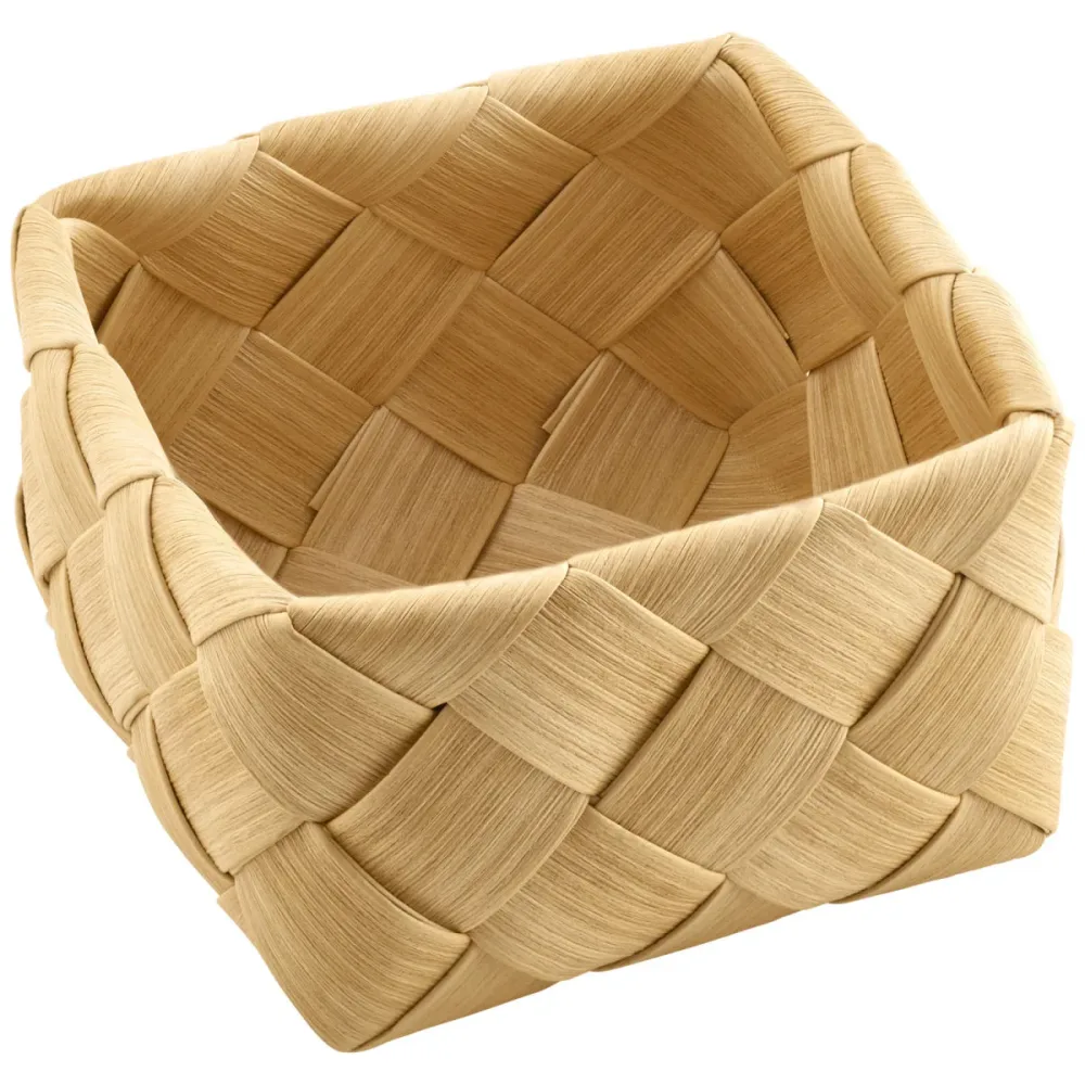 VEGA Brotkorb Larina quadratisch; 15x15x9 cm (LxBxH); natur; quadratisch; 4 Stück / Pack