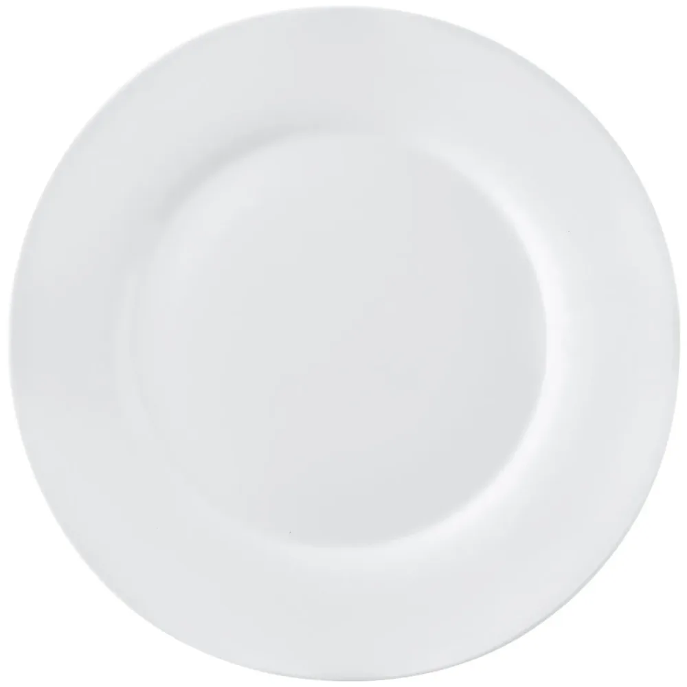 Bormioli Rocco Teller Toledo flach; 25 cm (Ø); weiss; rund; 6 Stück / Pack
