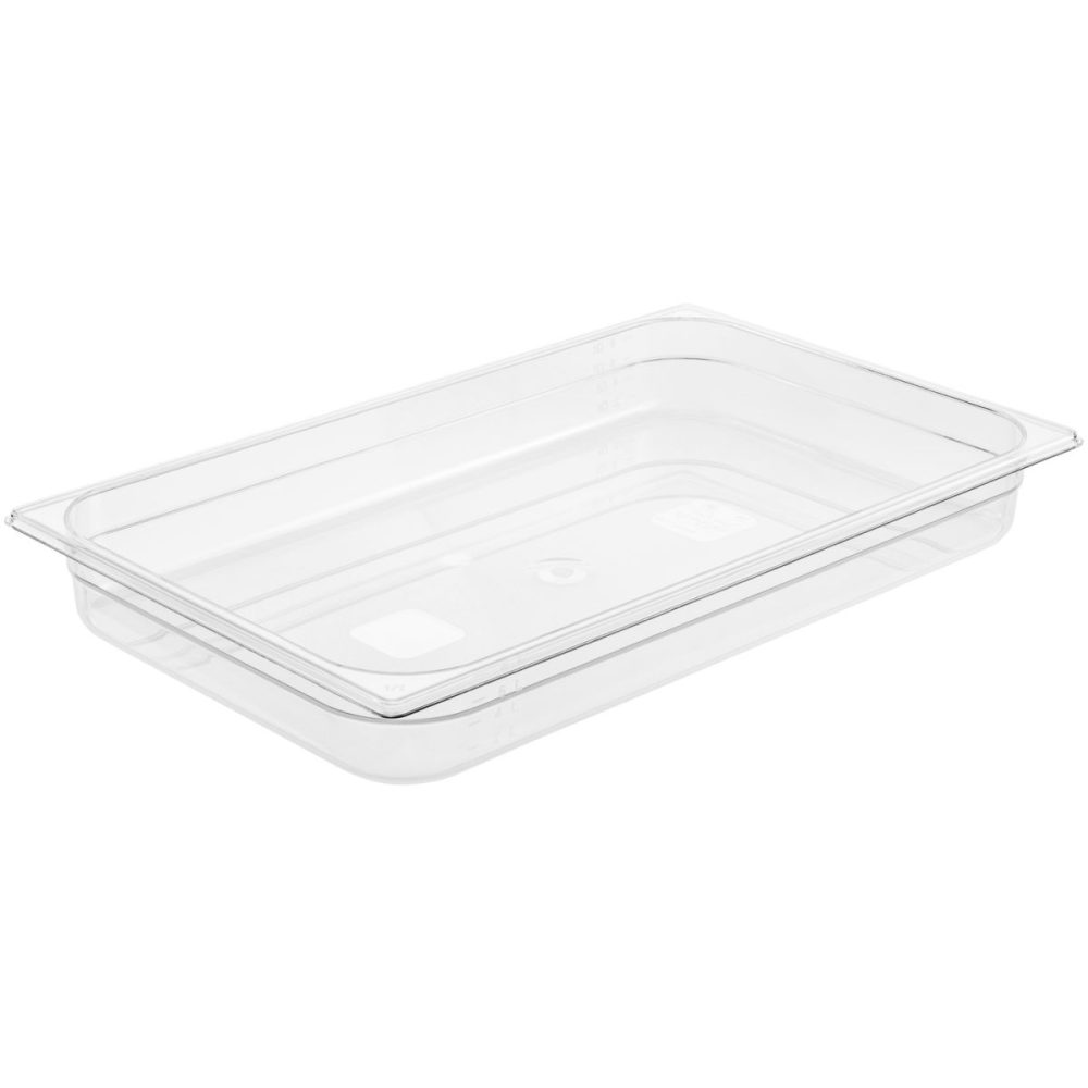 VEGA GN-Behälter Trigno 1/1; GN 1/1, 9000 ml, 53x32.5x6.5 cm (LxBxT); transparent