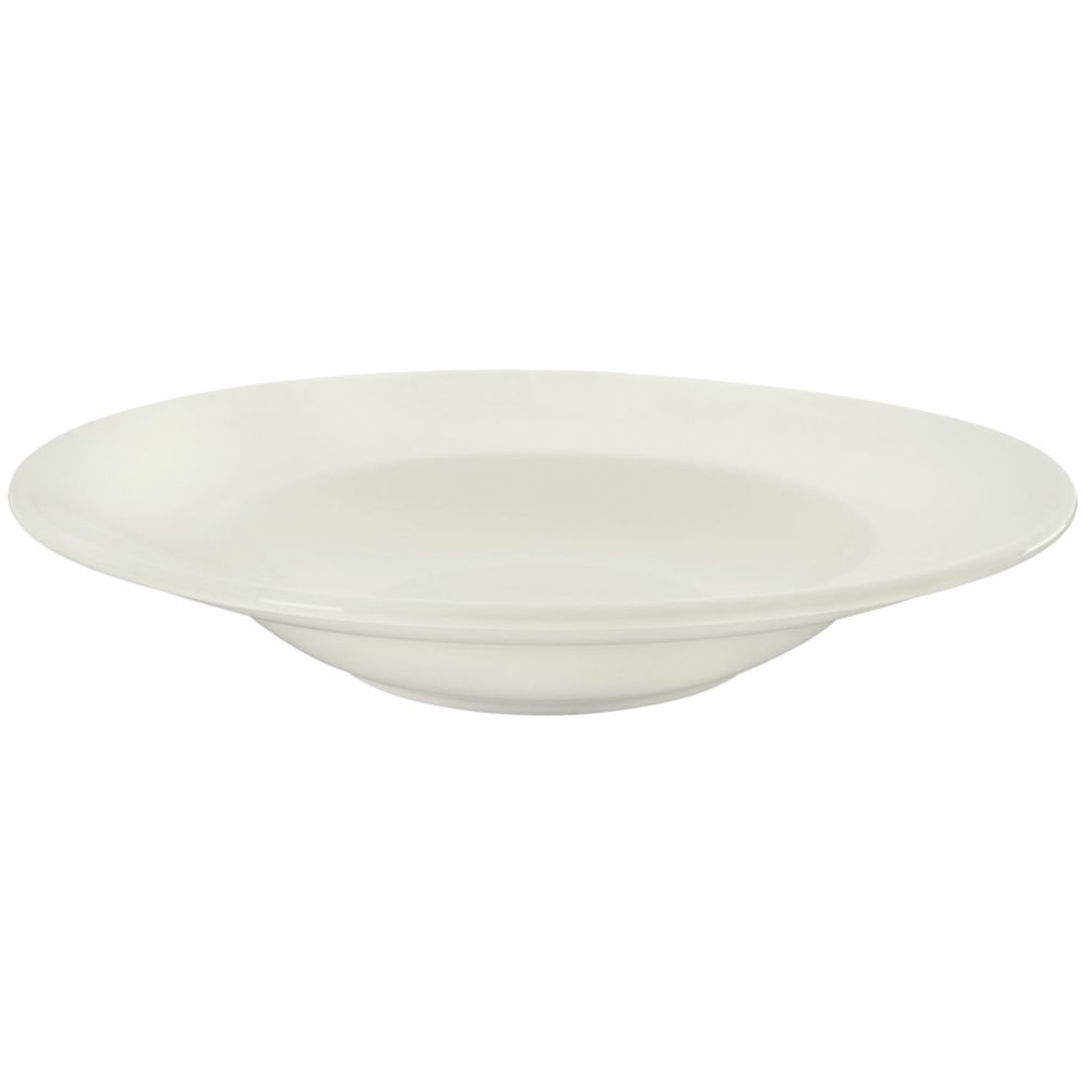 VEGA Pastateller Opus mit Fahne; 400 ml, 26.3x5.2 cm (ØxH); elfenbein; rund; 6 Stück / Pack