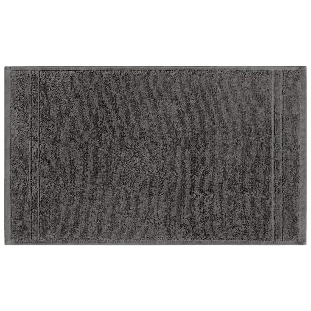 ERWIN M. Gästehandtuch Dina; 30x50 cm (BxL); anthrazit; 5 Stück / Pack