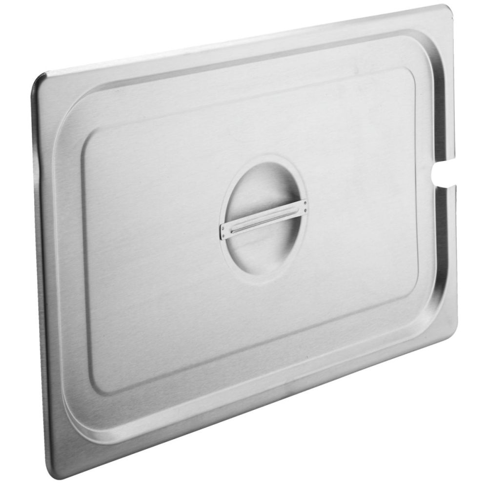 PULSIVA GN-Deckel 1/1 Profi mit Löffelaussparung; GN 1/1, 53x32.7 cm (LxB); edelstahl