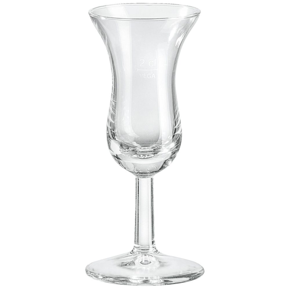 VEGA Schnapsglas Intermezzo; 50 ml, 5.1x12 cm (ØxH); transparent; 2 cl Eichstrich, 12 Stück / Pack
