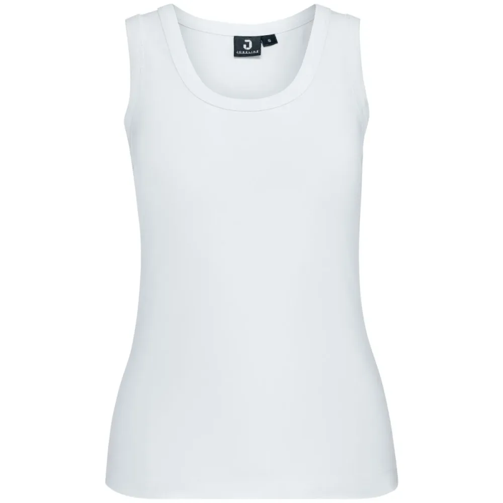 JOBELINE Tanktop Damen Malme Slim Fit; Kleidergrösse S; weiss