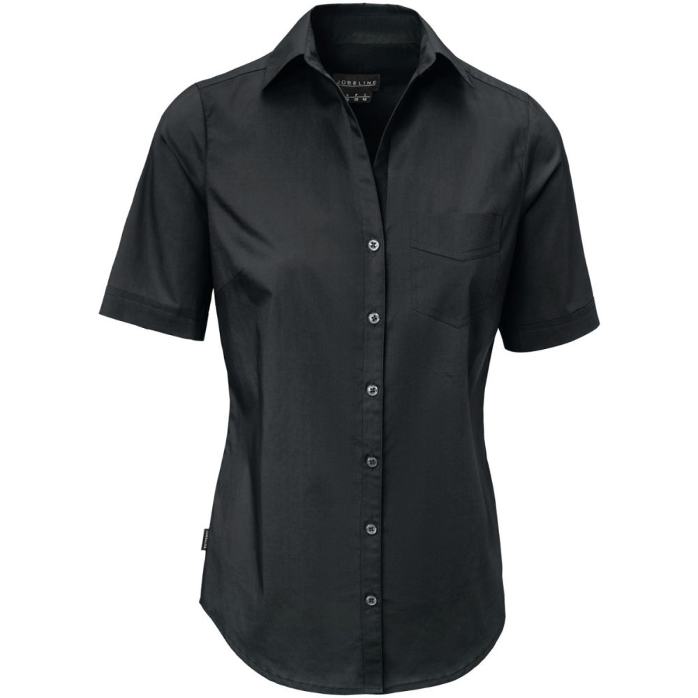 JOBELINE Damenbluse Kim Halbarm; Kleidergrösse 48; schwarz