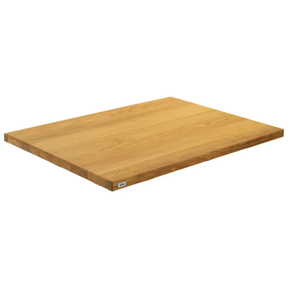 VEGA Indoor-Tischplatte Kentucky rechteckig; 80x60x3 cm (LxBxH); eiche/natur; rechteckig