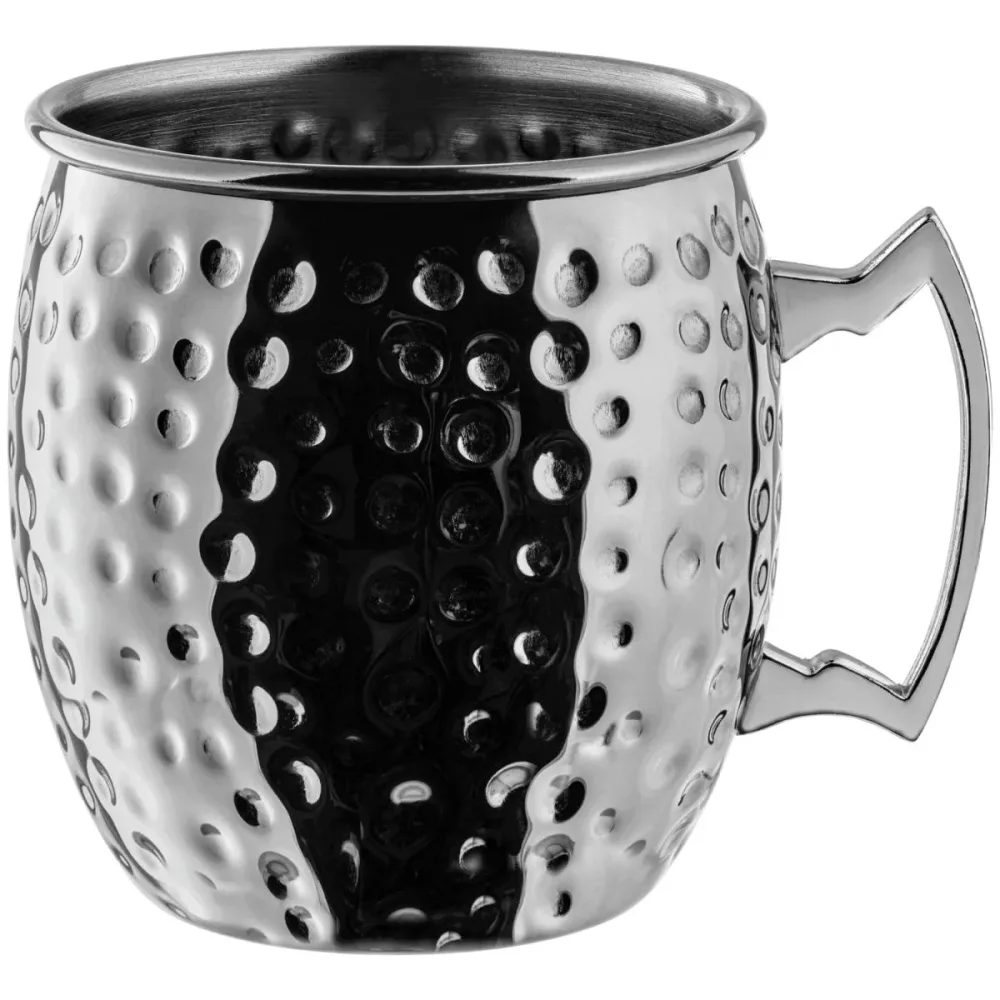 VEGA Moscow Mule Becher Glendale Hammerschlag; 550 ml, 8.8x9.8 cm (ØxH); silber