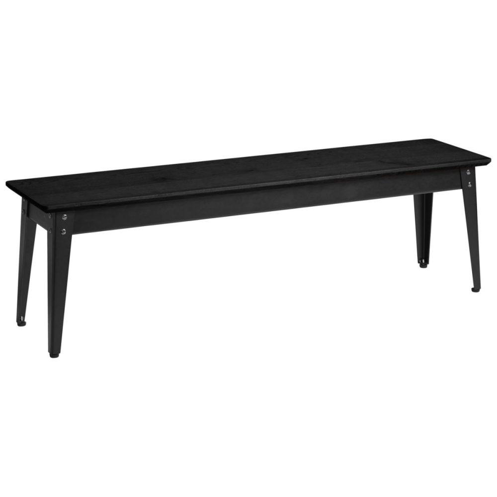 VEGA Sitzbank Acerios 2-Sitzer; 35x160x46 cm (BxTxH); Sitz schwarz, Gestell schwarz