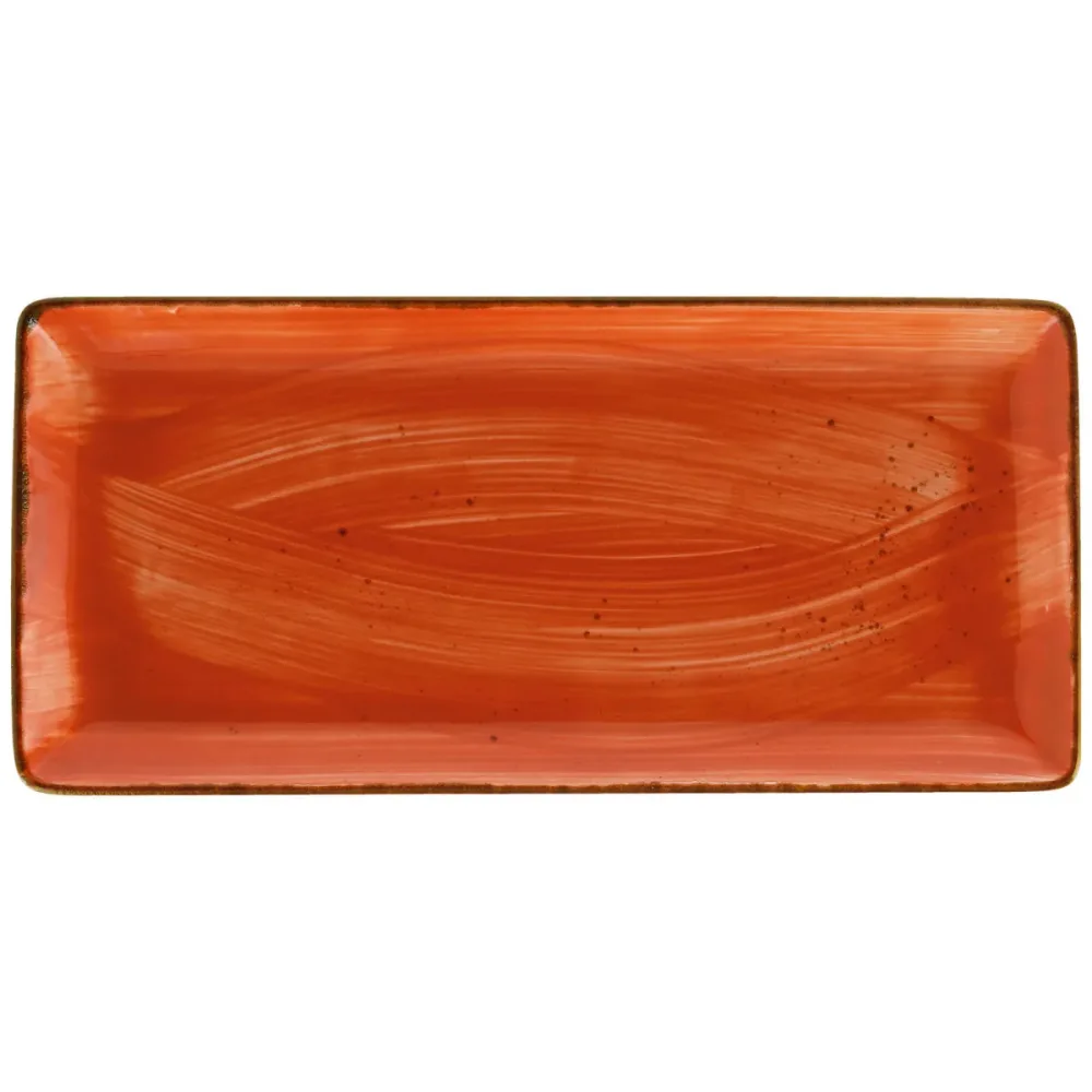 VEGA Platte Nebro; 33.5x16x2.1 cm (LxBxH); rot; 3 Stück / Pack