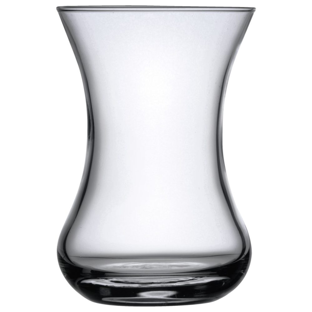 Pasabahçe Türkisches Teeglas Incebelli; 125 ml, 9x9 cm (ØxH); transparent; 6 Stück / Pack