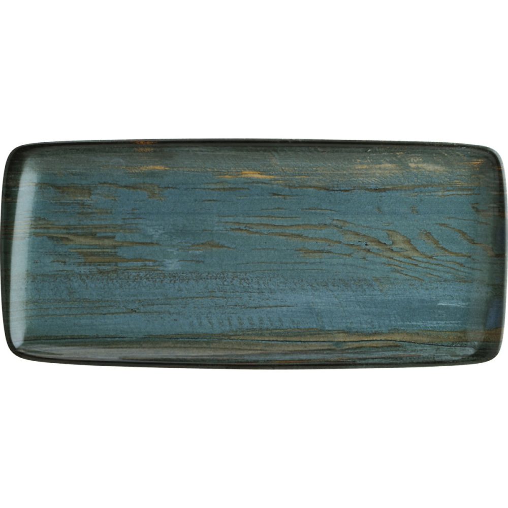 Bonna Platte Madera Mint rechteckig; 34x16 cm (LxB); türkis/braun/schwarz; rechteckig; 12 Stück / Pack