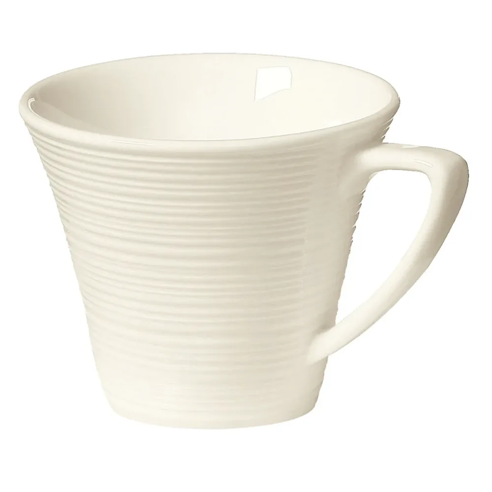VEGA Espresso-Obertasse Skyline; 100 ml, 7x6 cm (ØxH); cremeweiss; rund; 6 Stück / Pack