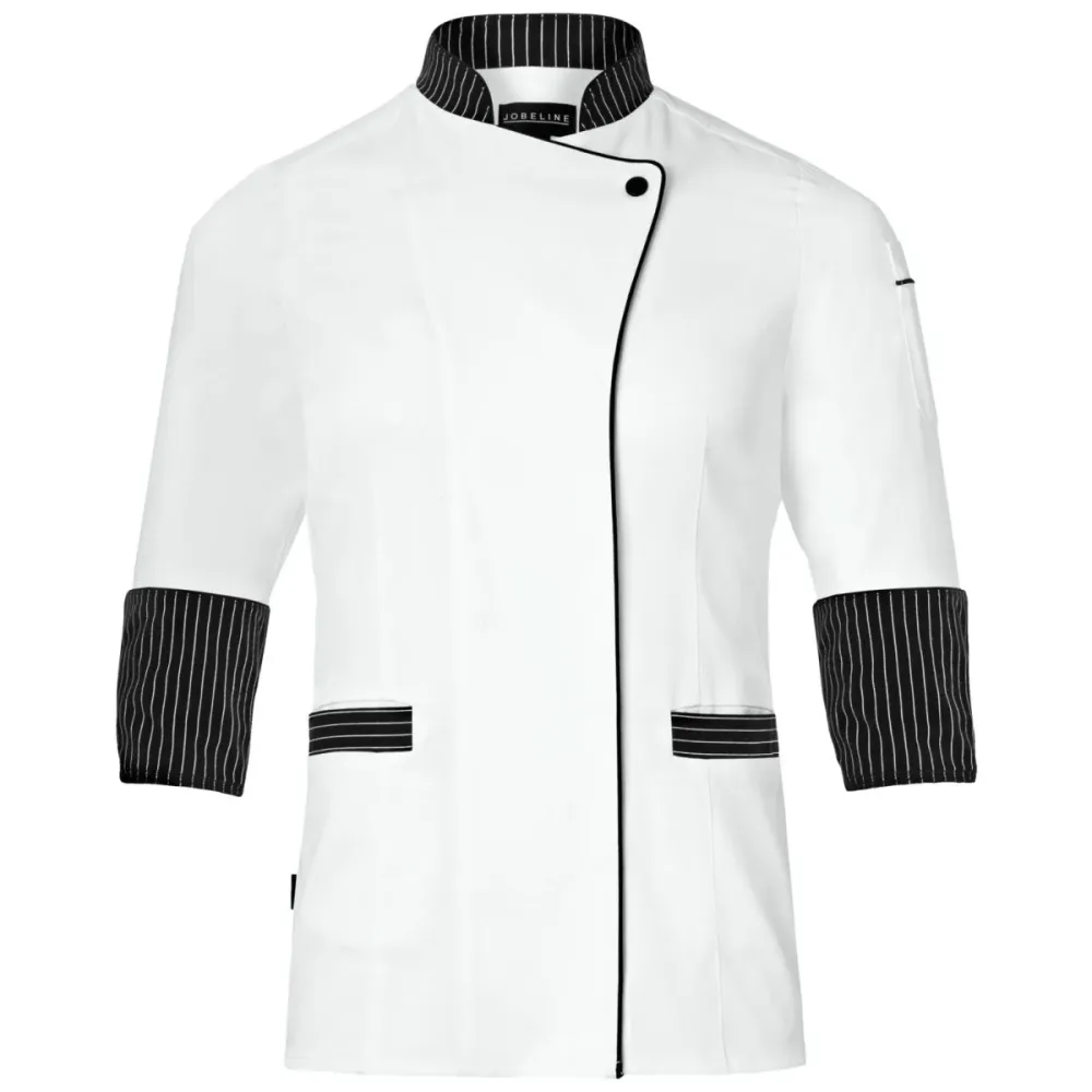 JOBELINE Damenkochjacke Pascal; Kleidergrösse 54; weiss