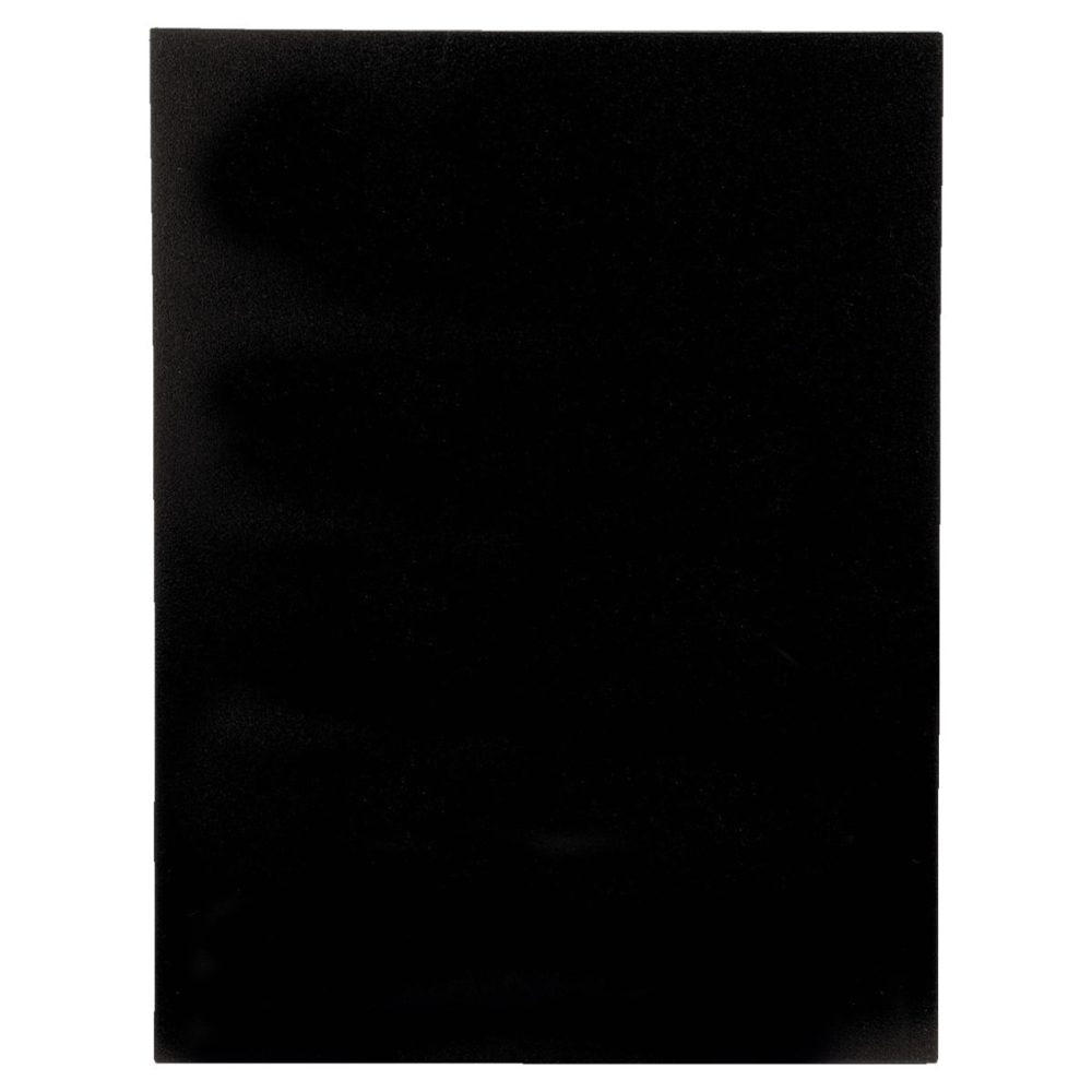 PULSIVA Kunststofftafel Stanko; DIN A5, 14.8x21 cm (BxH); schwarz; 5 Stück / Pack