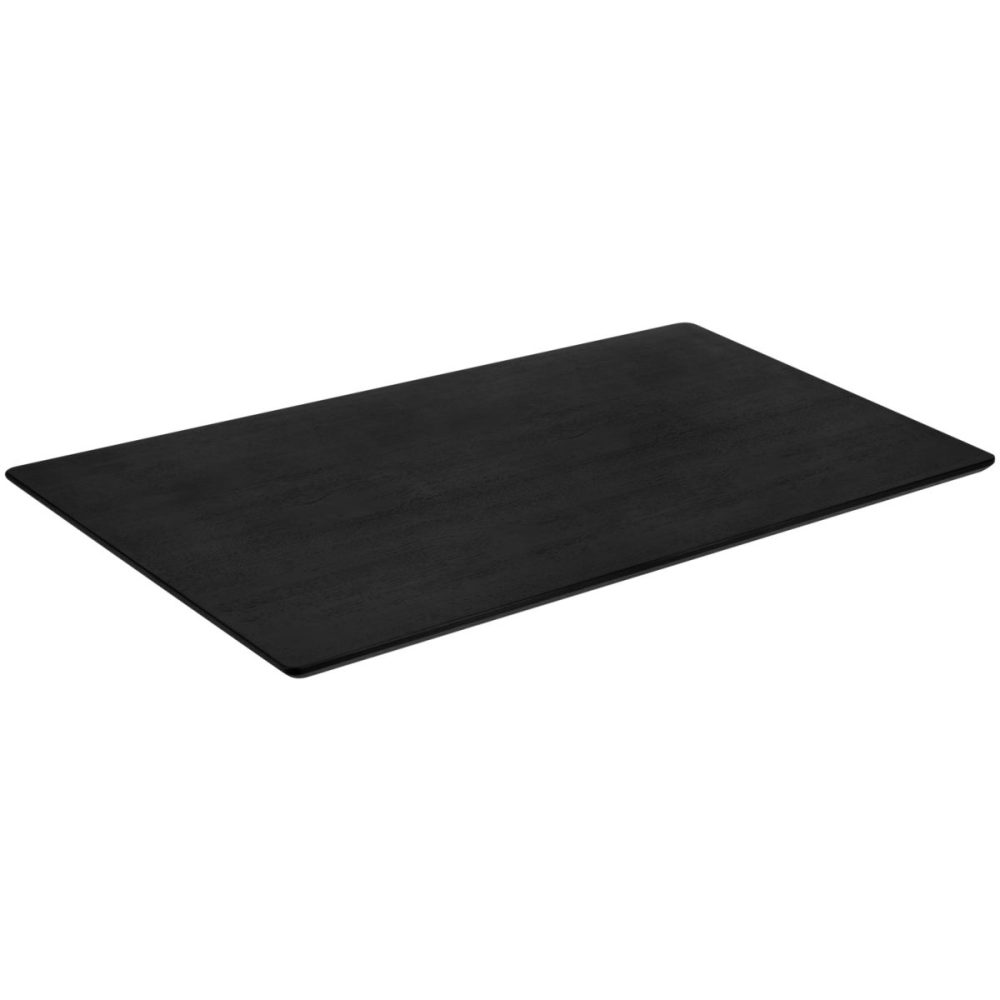 VEGA Indoor-Tischplatte Acerios rechteckig; 160x80x2.5 cm (LxBxH); schwarz; rechteckig